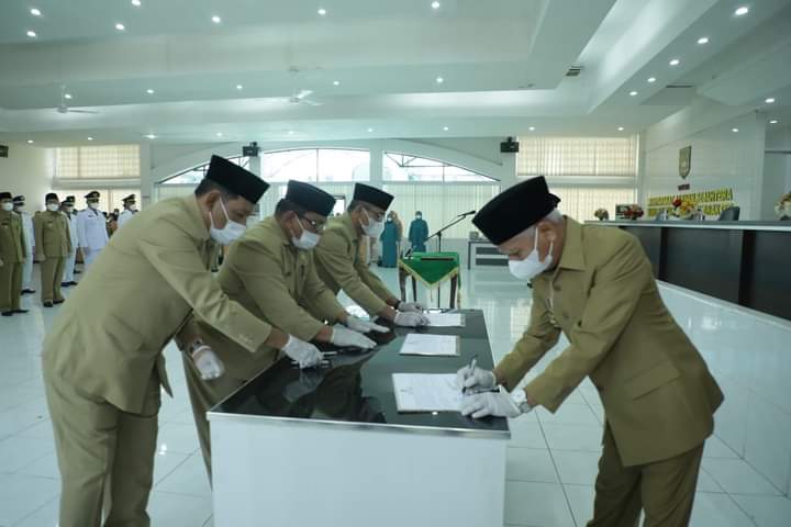 13 Pejabat Pimpinan Tinggi Pratama Kabupaten Asahan di Lantik