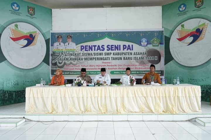 Asisten Perekonomian dan Pembangunan Buka Pentas Seni PAI Tingkat SMP