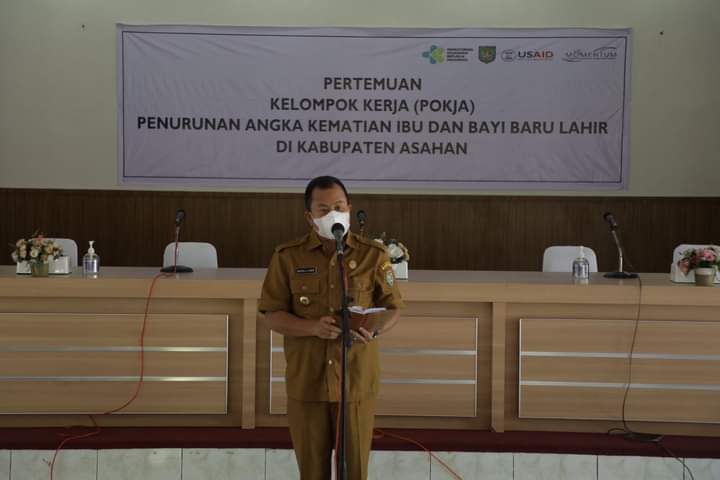 Asisten Perekonomian dan Pembangunan Buka Pertemuan POKJA Penurunan Angka Kematian Ibu dan Bayi