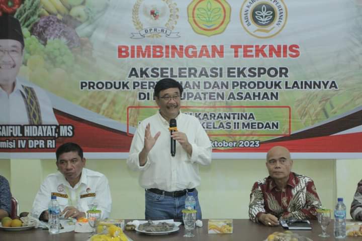 Asisten Perekonomian Dan Pembangunan Ikuti Bimtek Akselerasi Ekspor Produk Pertanian