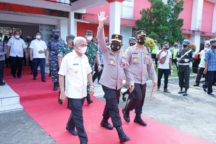 Bupati Asahan bersama Kapolda Sumatera Utara Hadiri Kegiatan Vaksinasi Serentak Bagi Kelompok Lansia