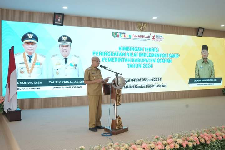 Bupati Asahan Buka Bimbingan Teknis Peningkatan Nilai Implementasi Sakip
