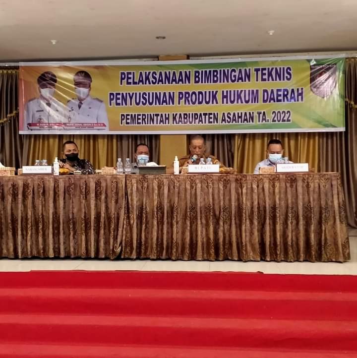Bupati Asahan Buka Bimtek Penyusunan Produk Hukum