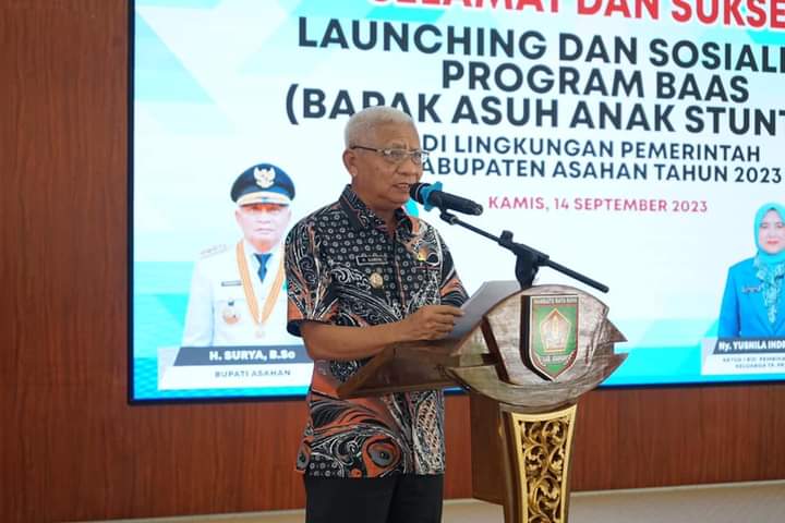 Bupati Asahan Buka Launching Dan Sosialisasi Program BAAS 2023