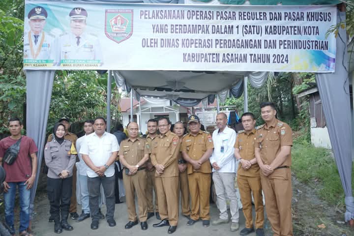 Bupati Asahan Buka Operasi Pasar Reguler dan Pasar Khusus yang Berdampak dalam Satu Kabupaten Kota
