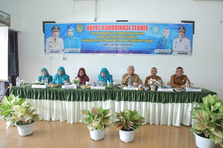 Bupati Asahan Buka Rakornis TP. PKK di Kecamatan Aek Kuasan
