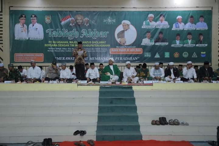 Bupati Asahan Hadiri Tabligh Akbar PC NU Kabupaten Asahan