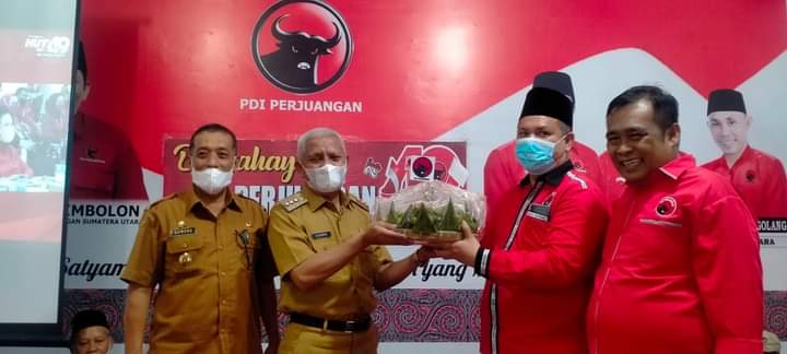Bupati Asahan Hadiri HUT PDI Perjuangan yang ke-49