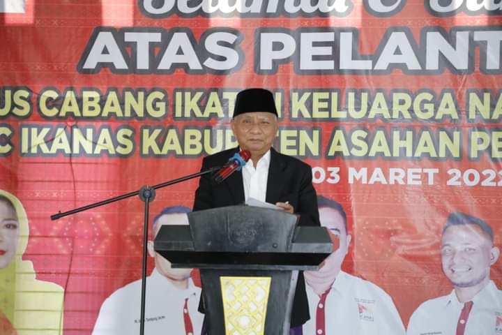 Bupati Asahan Hadiri Pelantikan DPC Ikanas Dohot Boruna Kabupaten Asahan Periode 2021-2025