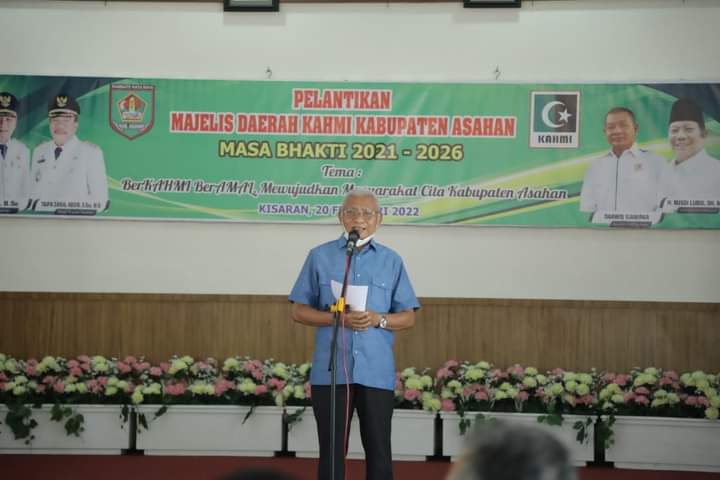 Bupati Asahan Hadiri Pelantikan MD Kahmi dan MD Forhati Kabupaten Asahan Masa Bhakti 2021-2026
