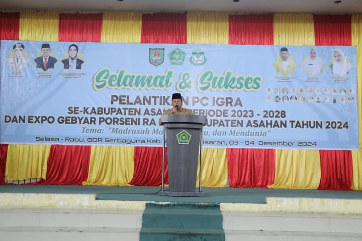 Bupati Asahan Hadiri Pelantikan PC IGRA Periode 2023 – 2028