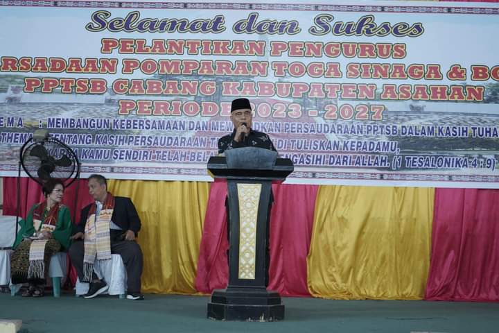 Bupati Asahan Hadiri Pelantikan Pengurus PPTSB Cabang Kabupaten Asahan
