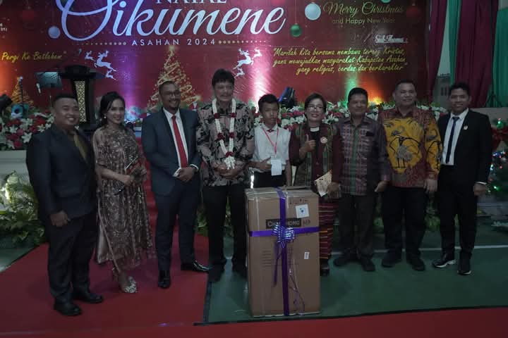 Bupati Asahan Hadiri Perayaan Natal dan Oikumene Tahun 2024