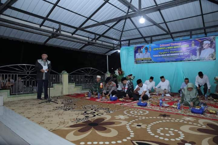 Bupati Asahan Hadiri Peringatan Maulid Nabi Muhammad SAW 1446 H di Desa Sei Jawi Jawi