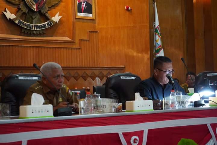 Bupati Asahan Hadiri Rapat Paripurna DPRD Penyampaian Ranperda Kabupaten Asahan