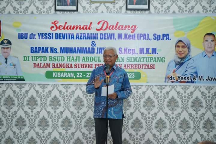 Bupati Asahan Hadiri Survey Penilaian Akreditasi