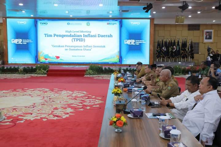 Bupati Asahan Ikuti Launching Gerakan Penanganan Inflasi Serentak Se-Sumut