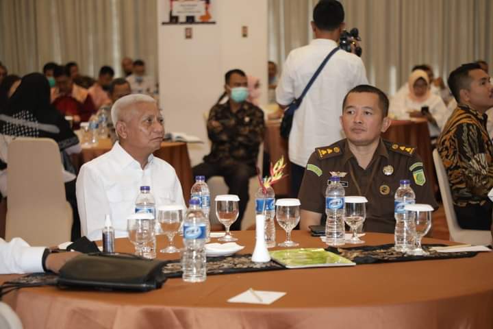Bupati Asahan Ikuti Rapat Kerja Anev dan Saber Pungli UPP Provsu