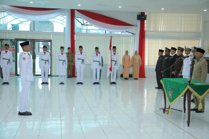 Bupati Asahan Kukuhkan Paskibraka Kabupaten Asahan Tahun 2023