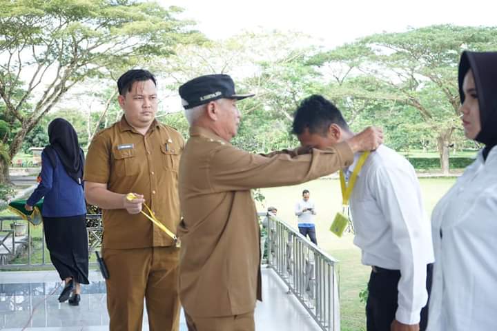 Bupati Asahan Kukuhkan Satlinmas Kabupaten Asahan
