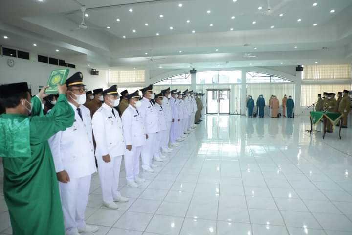 Bupati Asahan Lantik Pejabat Administrator, Pengawas dan Kepala Puskesmas