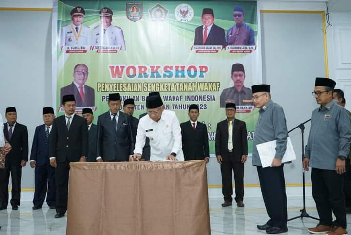 Bupati Asahan Lantik Pengurus Badan Wakaf Indonesia Periode 2023-2026