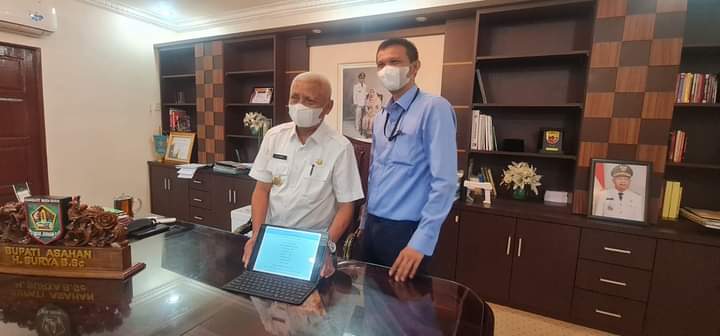 Bupati Asahan Laporkan SPT Tahunan Secara Online