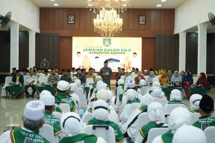 Bupati Asahan Lepas 34 Jama’ah Calon Haji Asahan Tahun 1444H/2023 M Tahap Ke-III