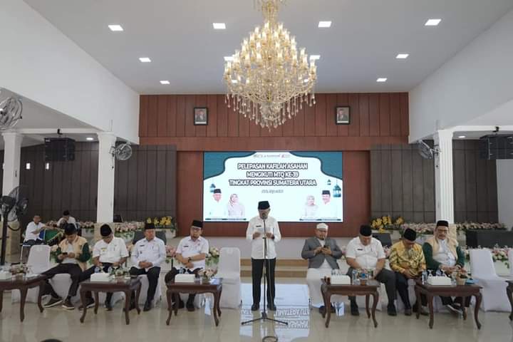 Bupati Asahan Lepas Kafilah Asahan Ikuti MTQ ke-39 Tingkat Provsu