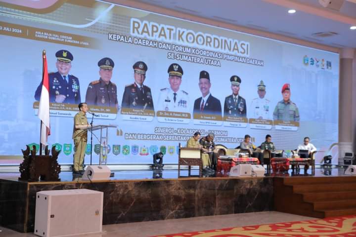 Bupati Asahan Hadiri Pencanangan Gerakan Pembangunan Serentak Se-Sumut