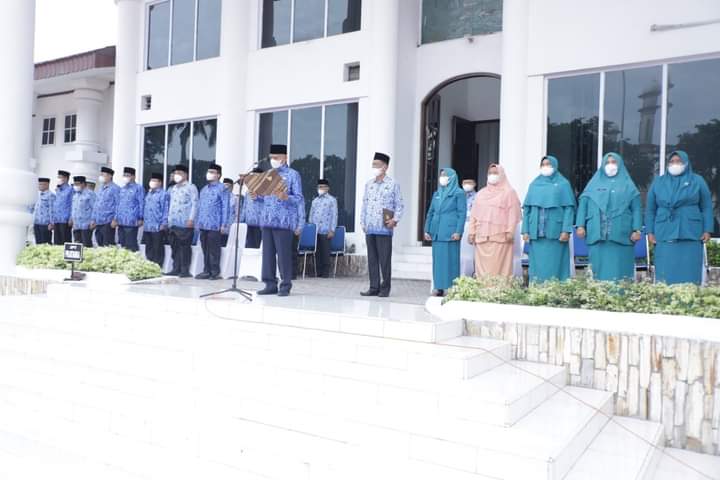 Bupati Asahan Peringati Hardiknas Tahun 2022 Tingkat Kabupaten Asahan