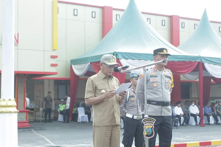 Bupati Asahan Pimpin Apel Gelar Pasukan Operasi Ketupat 2023