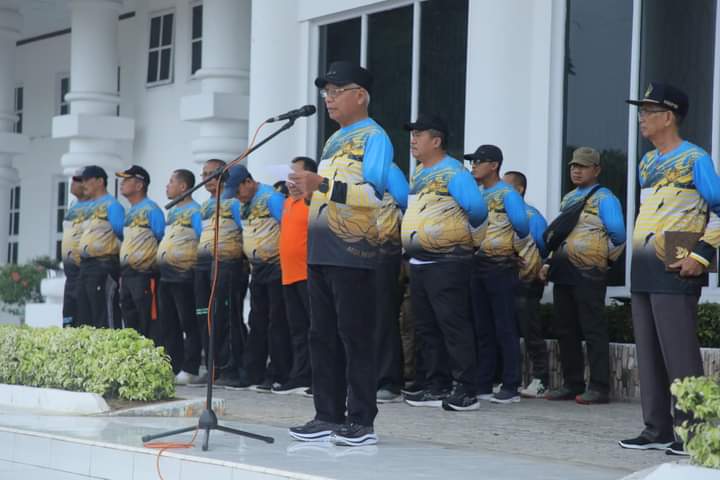 Bupati Asahan Pimpin Langsung Upacara Pembukaan Porkab Korpri Tahun 2023