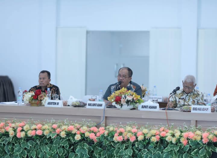 Bupati Asahan Pimpin Pembukaan Rakorpem Bulan Januari 2025