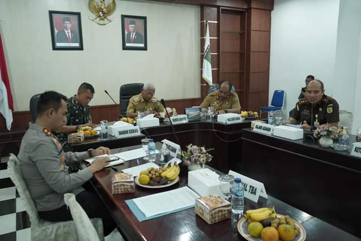 Bupati Asahan Pimpin Rapat Forkopimda Kabupaten Asahan Tahun 2024