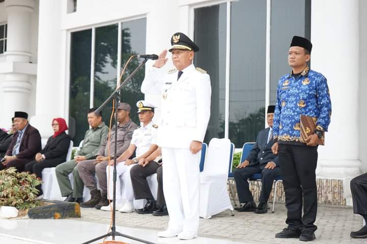 Bupati Asahan Pimpin Upacara Hari Peringatan Otonomi Daerah