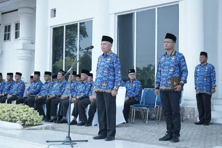 Bupati Asahan Pimpin Upacara HUT KORPRI ke-52