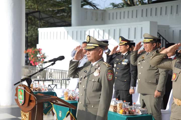 Bupati Asahan Pimpin Upacara HUT SATPOL PP ke-74
