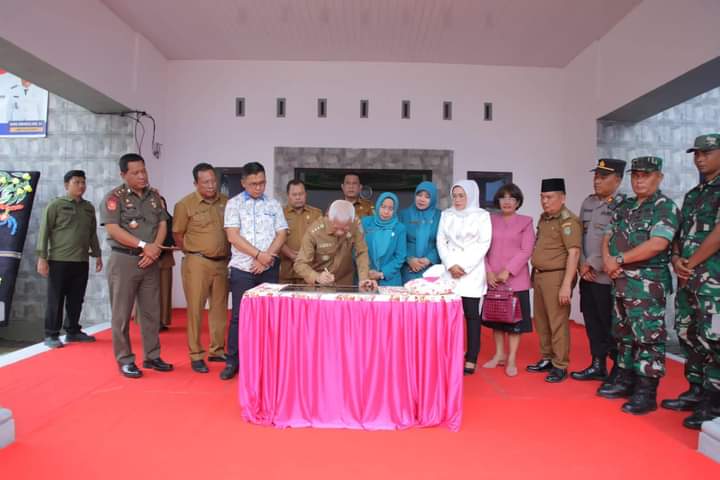 Bupati Asahan Resmikan Gedung Kantor Kecamatan Pulau Rakyat