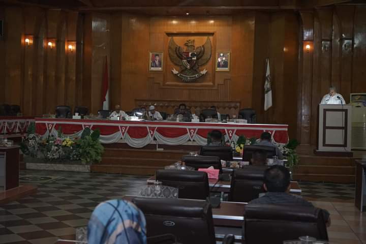 Bupati Asahan Sampaikan Jawaban Terhadap Pandangan Umum Fraksi Fraksi DPRD Kabupaten Asahan