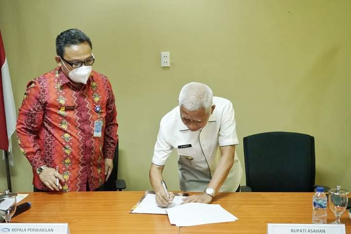 Bupati Asahan Tandatangani Komitmen Bersama dengan Perwakilan BPKP Provsu