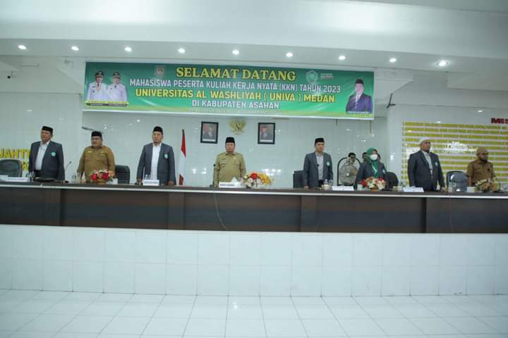 Bupati Asahan Terima Mahasiswa KKN dari UNIVA Medan