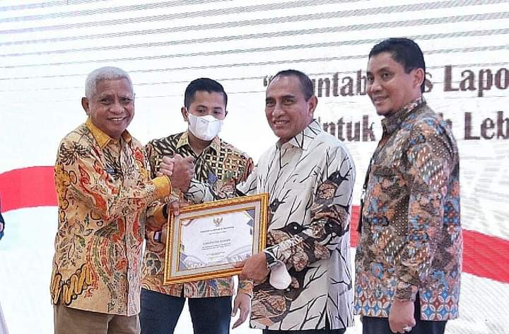 Bupati Asahan Terima Penghargaan Opini WTP 5 Kali Berturut