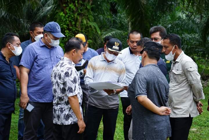 Bupati Asahan Tinjau Rencana Pembangunan Ruas Jalan