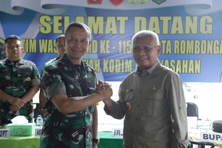 Bupati Asahan Tinjau TMMD Ke-115 Tahun 2022 di Kecamatan Sei Kepayang Timur