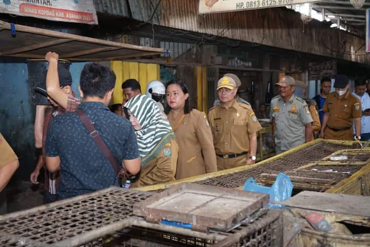 Bupati Bersama Forkopimda Asahan Laksanakan Sidak Pasar