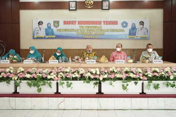 Bupati Buka Rakornis Tim Penggerak PKK Kabupaten Asahan