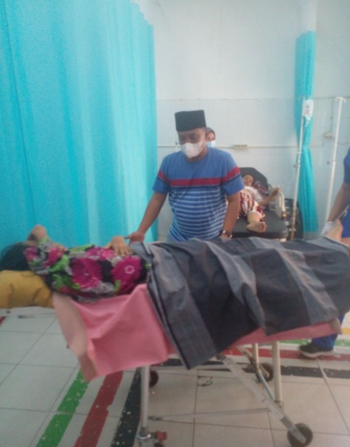 Camat Kota Kisaran Timur Bantu Warga Penderita Kanker Rahim