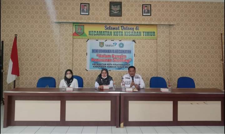 Camat Kota Kisaran Timur Buka Mini Lokakarya Penurunan Stunting Kecamatan