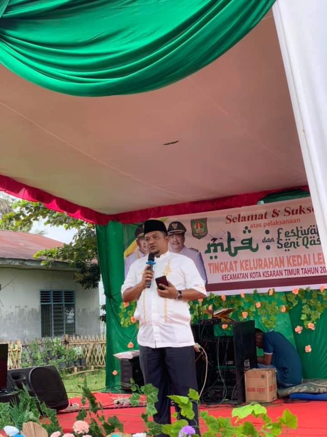 Camat Kota Kisaran Timur Hadiri Pembukaan MTQ Kelurahan Tahun 2023 